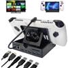 NEIQIUWING Dissipatore a Liquido All-in-One per ROG per xbox Ally-X con Schermo LCD 3.5 Ventole ARGB Silenziose Raffreddamento CPU Gaming 15x12.5cm