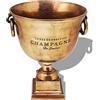 LoogCape Refrigeratore per champagne in rame, a forma di coppa marrone, 30 x 37 cm, elegante refrigeratore per vino, per feste, celebrazioni, eventi, decorazione, regalo, oggetto da collezione, design