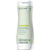 BIO SPECTRA ATTITUDE ATTITUDE Shampoo nutriente per pelli sensibili, Nourish & Shine, arricchito con farina di avocado per secchi, pelle sensibile, olio di avocado, 16 fl. Oz./ 473 ml
