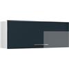 Vicco Pensile da cucina Fame-Line, Blu scuro lucido/Bianco, 100 cm, per la combinazione con altri moduli della serie Fame-Line