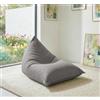 Cieffepi Home Collections TOLDO pouf medium e small per esterno impermeabile (Grigio Perla, Small)