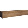 MB Muebles Bonitos, Mobile TV con piedini Aitana M2, Soggiorno Moderno, Colore Rovere, 180x40x32cm