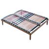 EVERGREENWEB MATERASSI & BEDS Evergreenweb - Rete Matrimoniale 170x200 a Doghe Basculanti in Legno Faggio Ortopedica con Ammortizzatori Regolatori di Rigidità Rinforzata + 4 Piedi Smontabili per Tutti Letti e Materassi - Offerta
