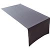 Lemos Home Runner da tavola di alta qualità in 100% cotone, collezione Concetto, colore e dimensioni a scelta (runner - 30 x 100 cm, grigio basalto)