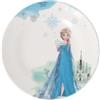 Villeroy & Boch - Disney Frozen piatto per bambini, lavabile in lavastoviglie, utilizzabile nel microonde, piatto per bambini Disney Elsa, porcellana Premium