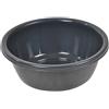 Homéa, Bacino rotondo in plastica, 6L, D32 x H13 cm, colore: antracite