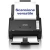 Epson WorkForce ES-550W Scanner documentale wireless | 45 ppm / 90 ipm | Alimentatore automatico di documenti da 100 fogli | A colori | Connettività USB | Fino al formato A4