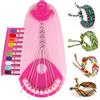 Tacopet Kit Braccialetti Fai da Te Bambina con Telaio e 20 Fili