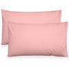 Nada Home Coppia Federe Cuscini Letto 52x82 cm in 100% Puro Cotone - Copricuscini Guanciale Tinta Unita con Pattina Interna Senza Zip o Bottoni - Set 2 Federe Morbide e Resistenti