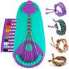 Tacopet Kit Telaio Braccialetti Amicizia 6-12 Anni, 20 Fili Colorati