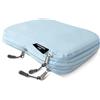 NANDADEVI Organizer per Valigia, Packing Cubes, Gadget da Viaggio, Essenziali da Viaggio, Organizer per Valigie e Zaini (S-Azzurro, 30x20x5cm)