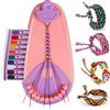 Tacopet Kit Braccialetti Fai da Te Bambina con Telaio e 20 Fili Colorati