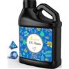 Bsrezn Resina UV 1KG Granello di Dura, Kit di Resina Epossidica Trasparente a Indurimento UV di Grandi Dimensioni, Colla Attivata Solare per la Creazione di Gioielli a Rapida Polimerizzazione 1000g