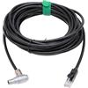 HangTon Cavo dati 8 pin Fischer a RJ45 Ethernet per Phantom Flex Miro VEO-S V1840 UHS, Micro ad angolo retto, CAT6, 5 m