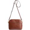 Kattee Borse a tracolla in pelle per donna Borse da donna alla moda Borse piccole portafogli Borse a mano Borsa a spalla Borsa a tracolla in vera pelle per donna, marrone scuro., 8.6 cm x 23.1 cm x 17