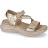 Valleverde Sandali Donna 57100 in Pelle Gold Scarpe Casual Comode, Leggere e Flessibili, Ideali per Primavera Estate. EU 38