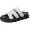 QUEEN HELENA Ciabatte Platform a Strappo Casual Donna X32-227 (X32-228 Beige, Sistema Taglie Calzature EU, Adulto, Donna, Numero, Media, 41)