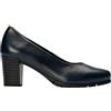 PITILLOS Scarpe con tacco blu in pelle