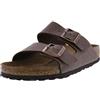 Birkenstock Arizona Birko Flor, Sandali Unisex - Adulto, Nero (Noir) | Sandali da passeggio