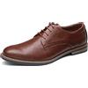 Bruno Marc Scarpe Oxford Derby Stringate Uomo Vintage Elegante Basse Allacciare Eleganti da Sposa,Size 46,Marrone-1,SBOX2215M-E