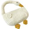 BESTYASH Borsa Tracolla Donna alla Moda in Filato di Lana Lavorata a Maglia con Catena Decorativa, Borsa a Mano Unica Capiente per Uso Quotidiano e Cerimonie come Matrimoni