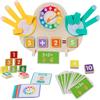 Pellinch Giocattolo Matematico in Legno, Imparare a Contare per Bambini, Giocattolo Matematico con Conta Dita, Giocattolo Educativo per Imparare a Contare, Giochi Educativi per la Scuola Materna