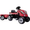 Smoby - Trattore Farmer XL Rosso, 7600710108, + 3 Anni, Lunghezza Cm 142