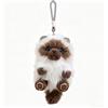 lilizzhoumax Portachiavi Peluche Gatto Siamese 15cm Profumato Mini Gattino Ciondolo Borsa Zampe Appesantite Pelo Lungo Accessorio Zaino Piccolo Pupazzo Regalo per Bambini Neonati