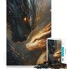 VJcfRUer Puzzle da 1000 pezzi Tairn And Andarna Fourth Wing per ragazzi, gioco di logica e senso, divertimento rilassante, bordi lisci, regalo creativo 38x26cm