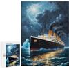 sinyumoney Puzzle per adolescenti, 500 pezzi, puzzle The Titanic Puzzles per adulti, gioco di famiglia, un'opera d'arte per compleanno, Natale, 500 pezzi