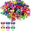 YTAXYZWR 90 Anelli con Occhi Mobili per Dita - Anelli Colorati Divertenti, Burattini da Dito Creativi, Gadget per Feste, Carnevale, Halloween e DIY