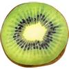 champracer Kiwi - Cuscino di peluche con frutta, 40 cm, rotondo, per bambini, in kiwi 3D, per divano, sedia, divano, frutta, mangiare, sedia (20 cm)