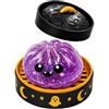 Generisch Halloween Dumpling Squishy con Vaporiera, Gigante Glitter Ravioli Squishy per Adulti e Bambini, Giocattolo Antistress Morbida Pallina Antistress, Palla per ufficio, scuola e viaggi