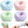 Kutakuta 4 Pezzi Squeeze Giocattoli,Squishy Ravioli Antistress Squeeze Toys Palline Antistress Per Adulti Pallina Antistress Morbidi Alleviare Lo Stress Adatto Per Adulti E Bambini