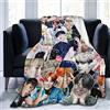 Suehome Coperta Jimin morbida e confortevole coperta in pile di lana per divano, ufficio, auto, campeggio, yoga, viaggi, decorazione per la casa, accogliente coperta da spiaggia in peluche regalo