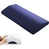 Quirlig Cuscino Lombare Letto Ergonomico in Memory Foam, Supporto Lombare per Sollievo nella Schiena Bassa, Migliorare la Postura durante il Sonno, Fodera Rimovibile e Lavabile, Blu