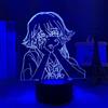 KJsdaADSA Anime Lamp Future Diary Figure Mirai Nikki Luce notturna a LED per cameretta, camera da letto, decorazione, luce notturna, telecomando regalo di compleanno