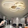 YZSJ Moderna LED Plafoniera Dimmerabile Con Telecomando Lampada Da Soffitto Metallo Acrilico Creativo Soggiorno Camera Stanza Dei Bambini Lampadario Sala Pranzo Illuminazione Da Cucina,C,100CM(93W)
