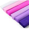 Netuno 6 rotoli di carta crespa bianca, rosa chiaro, rosa, viola chiaro, viola, viola scuro, 200 x 50 cm, carta colorata per bricolage, confezioni regalo, progetti creativi, rotoli di carta crespa