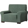 WJHDWYD Copridivano 2 Posti, Tessuto Jacquard in Poliestere ed Elastan, Copridivano con Fodera Elastica(Verde Claro,85-115 cm)