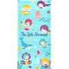 joyoldelf Telo Mare Sirena Blu - 70x140 cm Asciugamano da Spiaggia Microfibra, Telo Spiaggia per Bambina Ragazze, Asciugatura Rapida Telo Doccia Bambini per Spiaggia Piscina Viaggio Morbido
