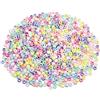 HUASUN Perline Colorate per Bambini 800pcs 8mm Perline Pony Perle Acrilico Mini Perline, per Gioielli Fai da Te Collane Braccialetti Bigiotteria (Colore macaron)