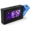 DISCORAMA SVEGLIA OROLOGIO DIGITALE LCD PROIETTORE LED PROIEZIONE ORARIO SILENZIOSO SNOOZE