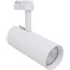 ONSSI® Faretto LED 25 W per binario monofase a 2 fili COB LED, bianco neutro (CCT dimmerabile in bianco freddo-neutro-caldo) faretti LED da soffitto per commerciale (bianco)