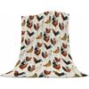 Gaakvrr Coperta da donna, in flanella, accogliente, in peluche, per adulti e bambini, per divano, camera da letto, 100 x 130 cm