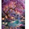Hongyrjy Albero della vita, Diamond Painting - Diamond Painting per adulti, albero dei sogni, 5D, per regali e decorazioni da parete per la casa, 30 x 40 cm