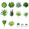 wlsvega 10 Pezzi Piante Finte Da Interno,Piante Artificiali,Bonsai Finto,Adatto Per Casa Fai-Da-Te, Ufficio, Soggiorno, Giardino, Decorazione Della Scrivania