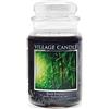 Village Candle 106326329 Black Bamboo Grande Vaso, Vetro, Nero, 11 x 10.6 x 16.7 cm