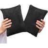 TaiBest Confezione da 2 Cuscini Piccoli, Cuscino Mini in Memory Foam 28 X 18 cm per Viaggio, Sonno, Sonnellino e Supporto per Collo, Ginocchio, Lombare, Piccolo Cuscino per Animali Domestici, Cani