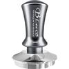 BLUCO 51/53/58 mm - Tamper per espresso, caricamento a molla, base piatta in acciaio inox, essenziale per baristi (argento, 58 mm)